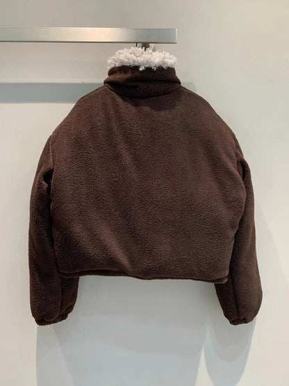 MIUMIU SHERPA FLEECE JACKET STYLE 470