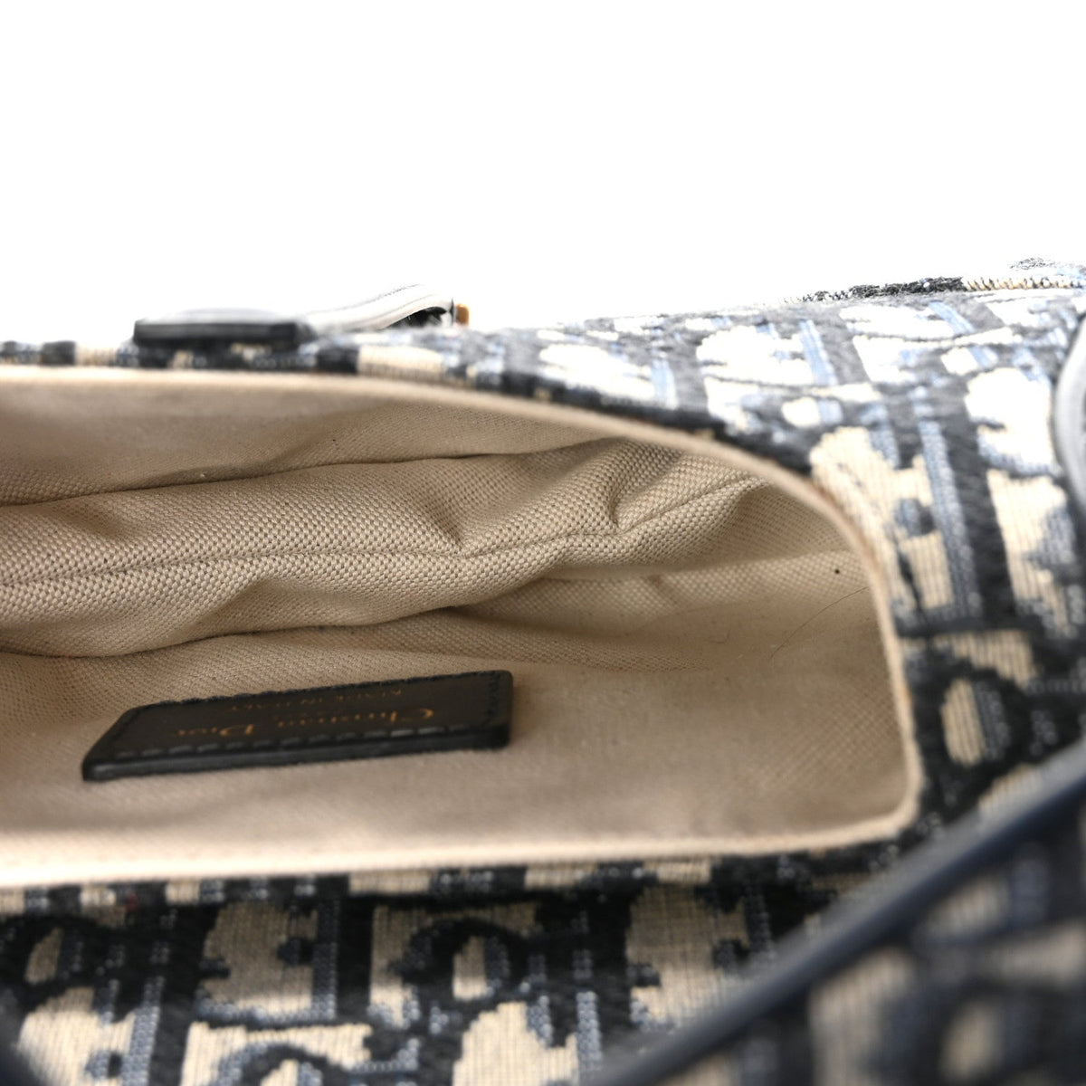 Oblique Mini Saddle Bag Blue