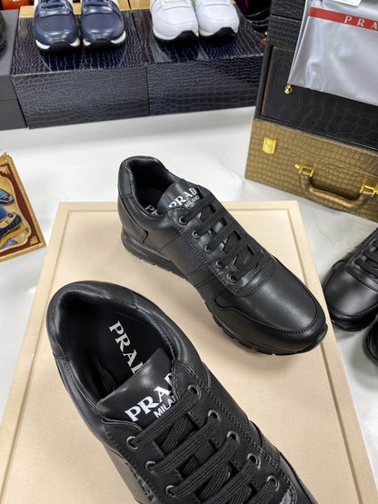 PRA SNEAKER IN BLACK CALFSKIN
