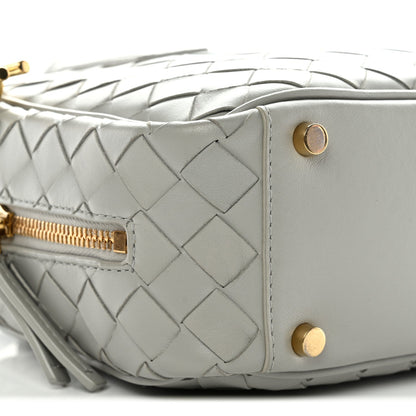 Lambskin Intrecciato Small Getaway Agate Grey