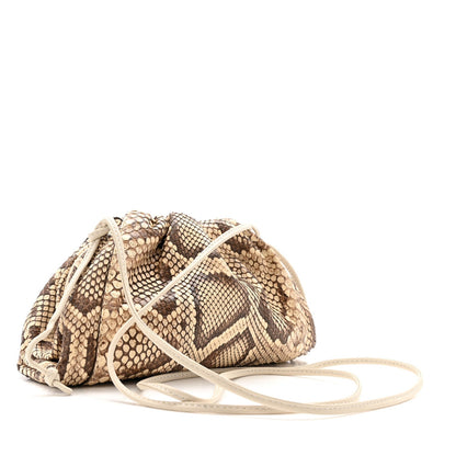 Snakeskin The Mini Pouch Brown
