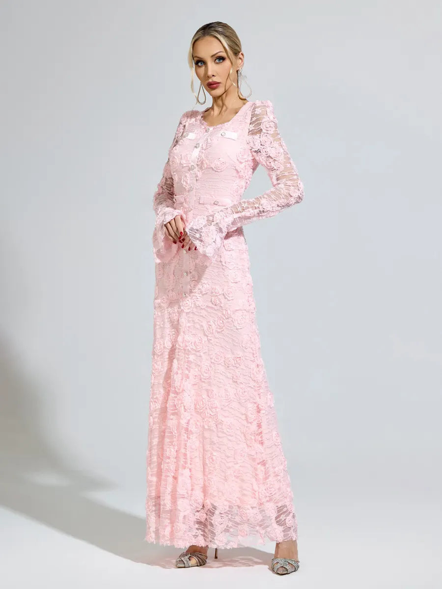 Phoebe Pink Mermaid Formal Dress