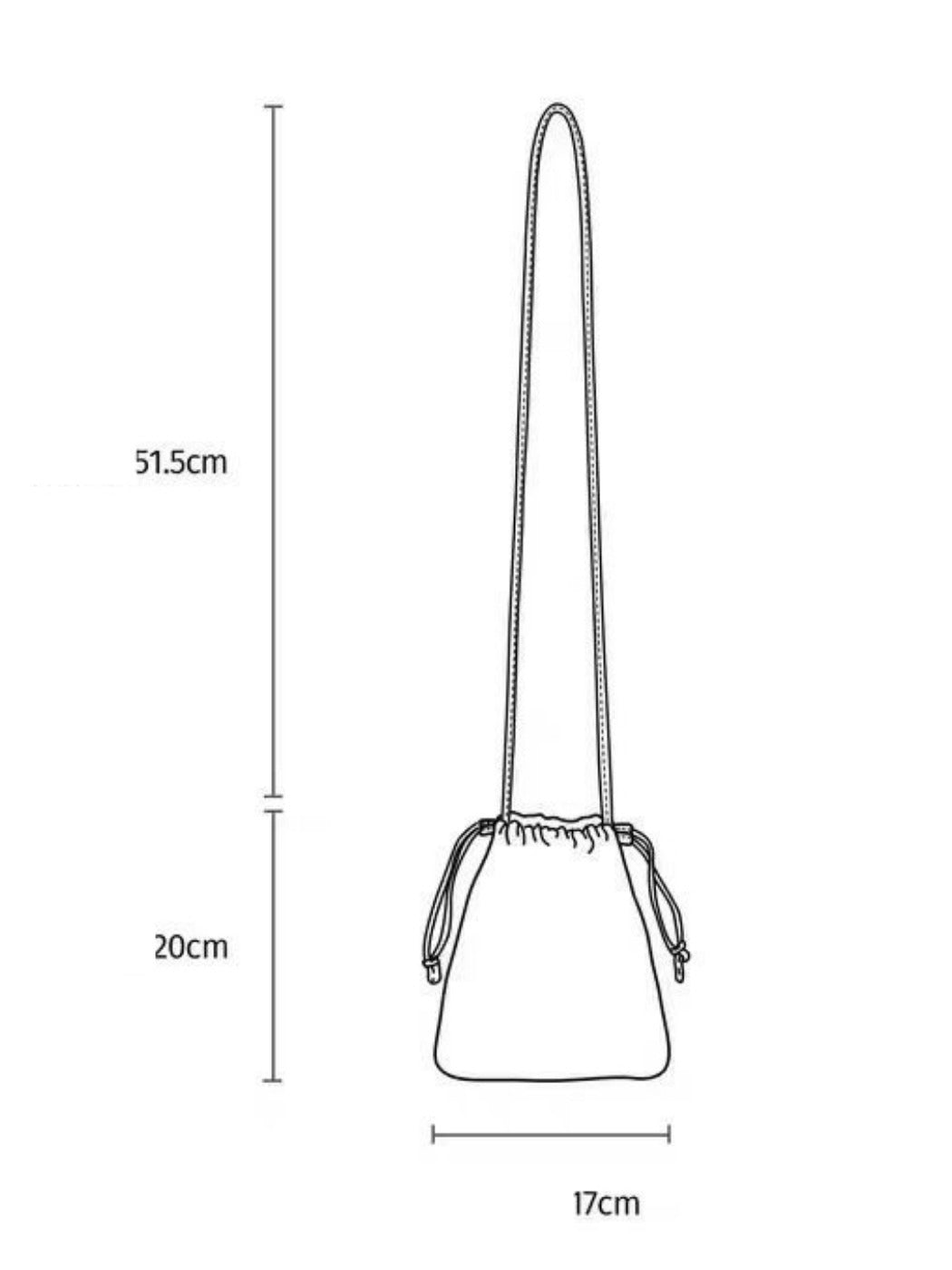 Cosbai - Minimalist Drawstring Knitted Crossbody Bag – Effortless &amp; Chic