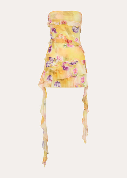 Macey Mini Dress - Sunburst Floral