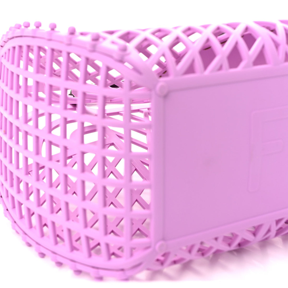 Recycled Plastic Vitello Liberty Matte Medium Fendi Basket Violetta