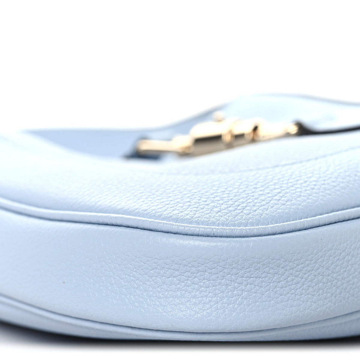 Grained Calfskin Mini Jackie 1961 Hobo Light Blue