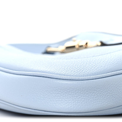 Grained Calfskin Mini Jackie 1961 Hobo Light Blue