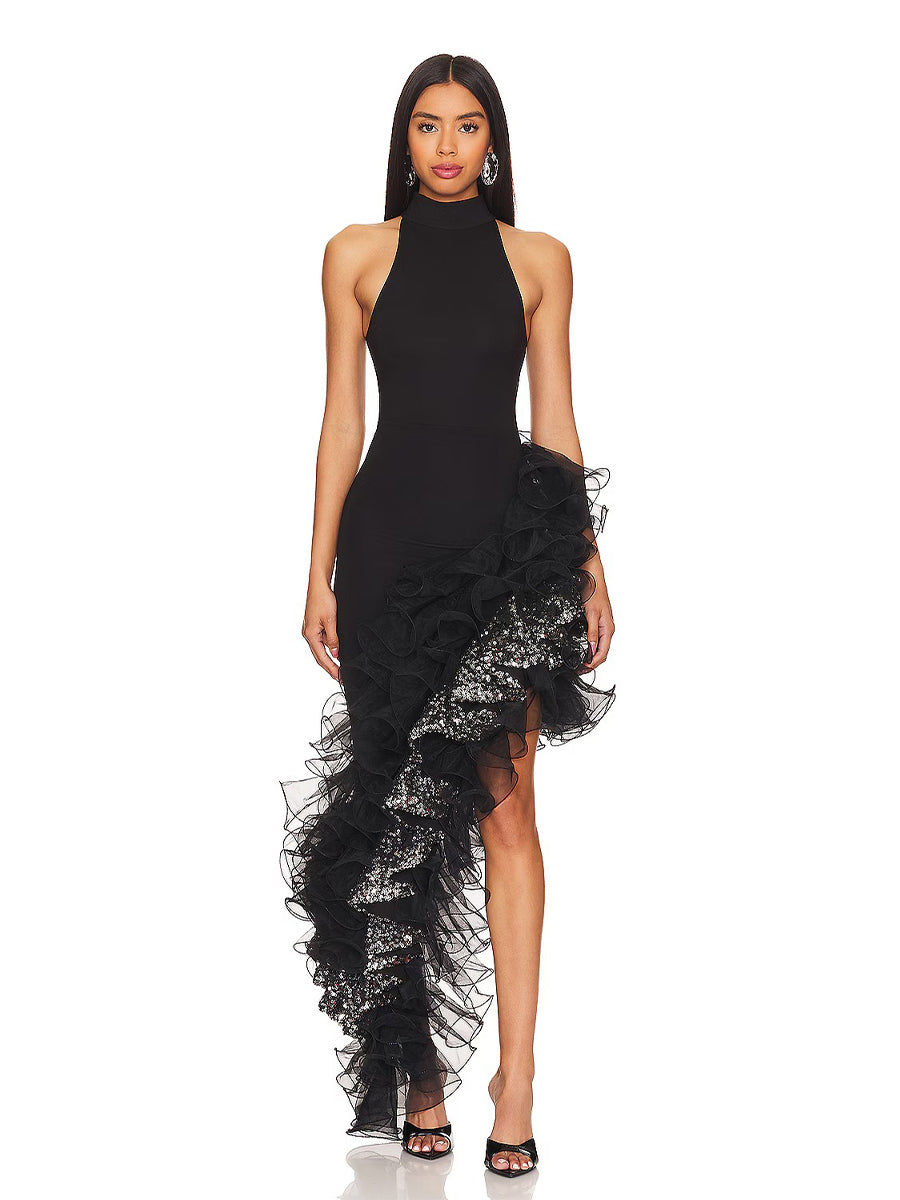 Emily Midi Dress In Black