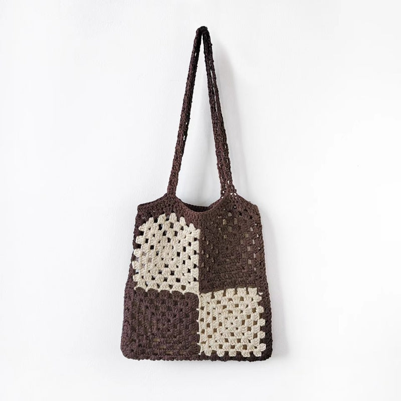 Crochet Granny Square Bag Square Hand Hook Bag