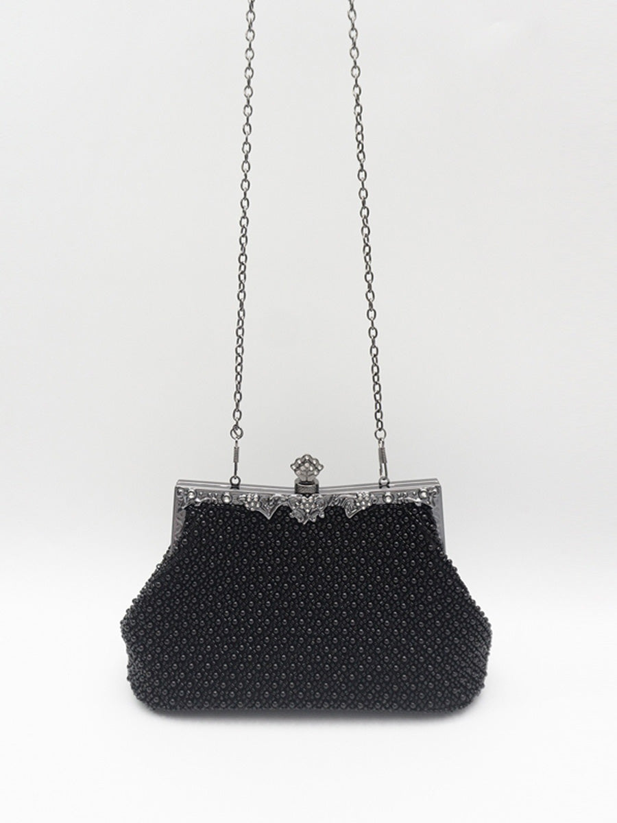 Jazlyn Vintage-Style Beaded Bag