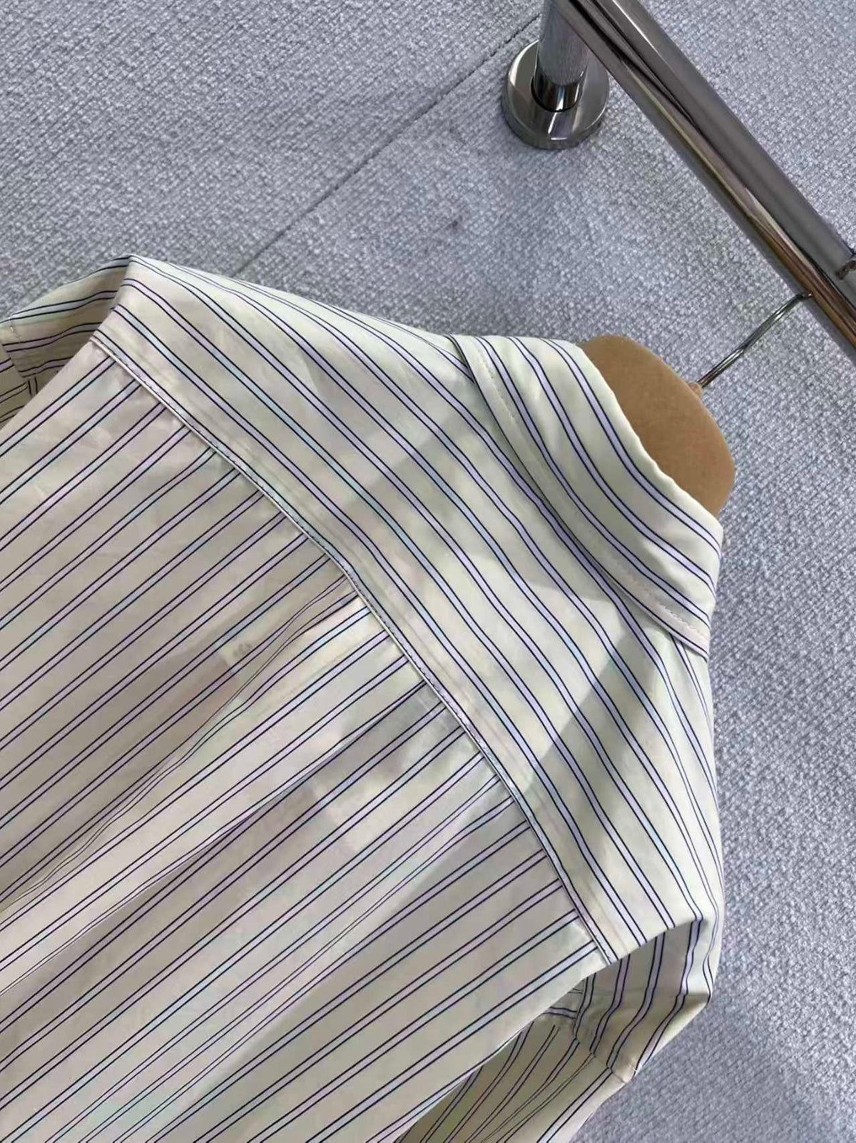 Miu Miu Striped Cotton Shirt