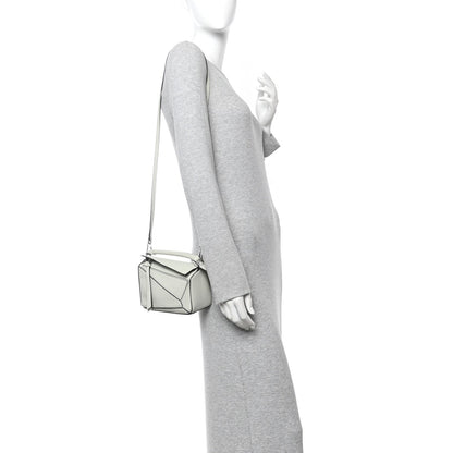 Calfskin Mini Puzzle Bag Light Celadon