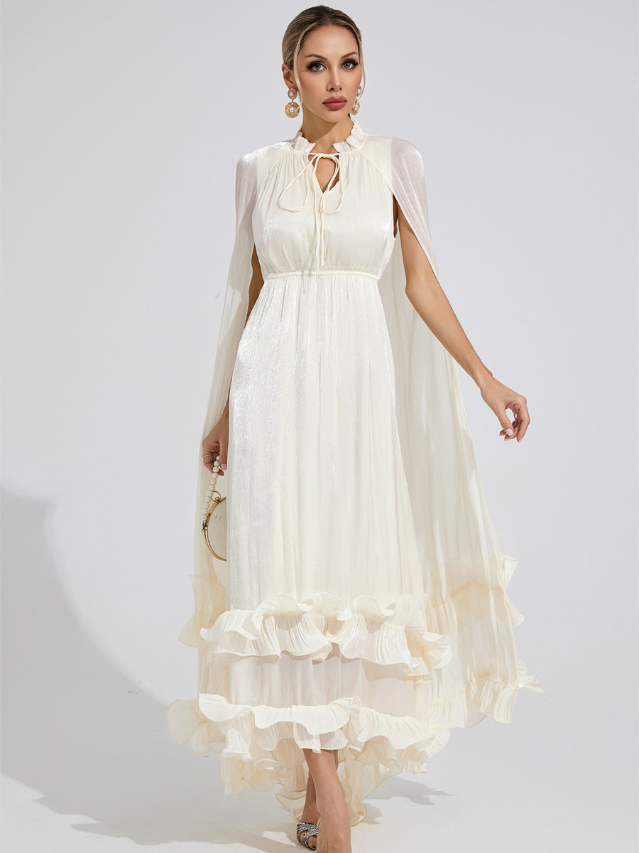 Perla Ruffle Maxi Dress