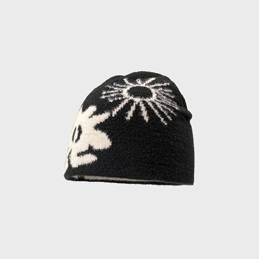 Winter Soft Jacquard Warm Knit Beanie Hat