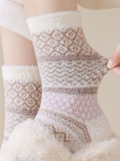 Rufia - Cozy Fleece Thick Mid-Calf Socks