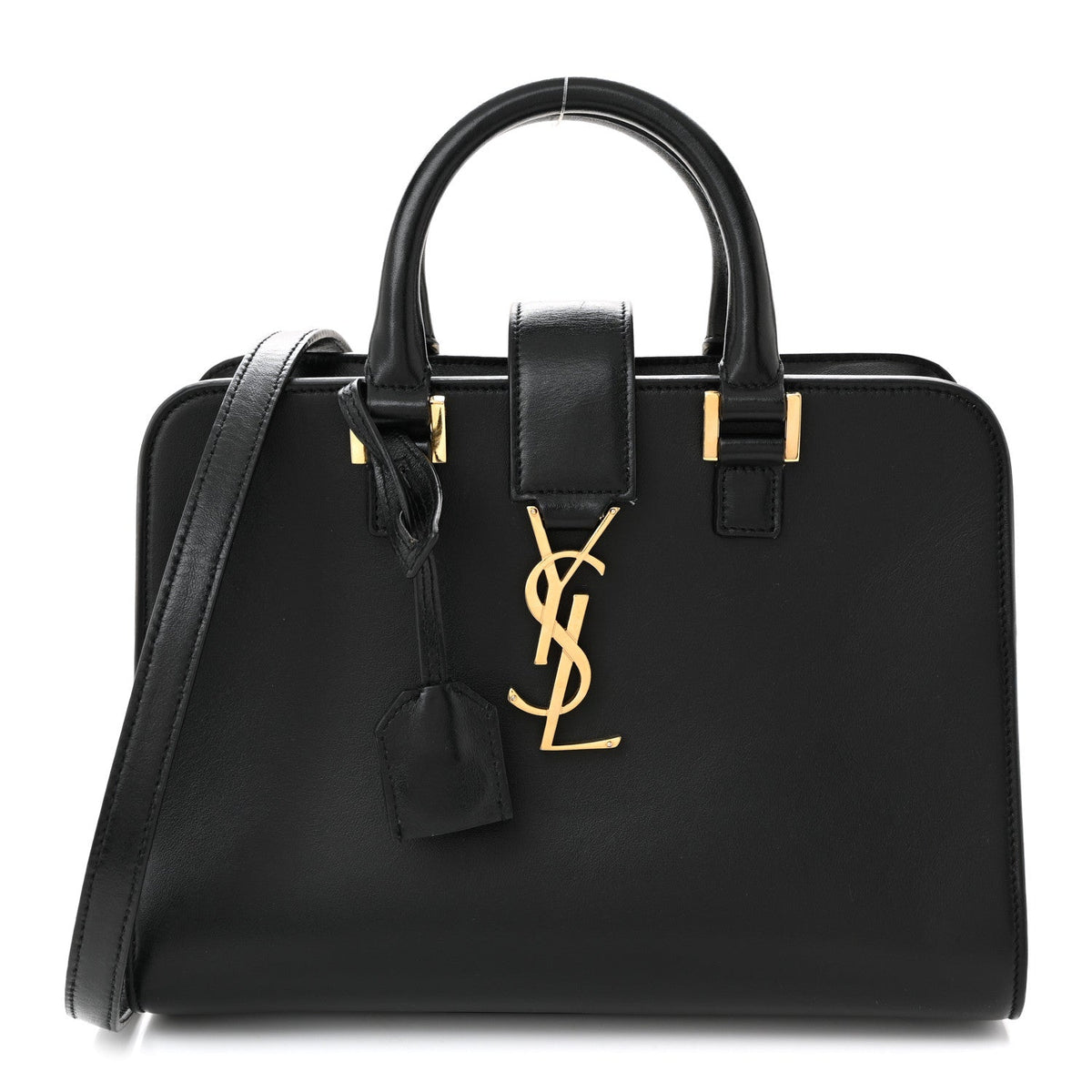 Calfskin Monogram Baby Cabas Black