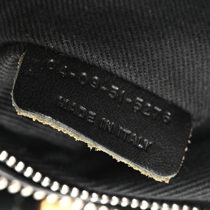 Calfskin Medium Paddington Satchel Black