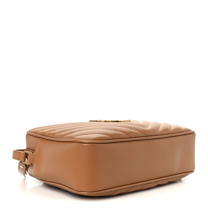 Calfskin Matelasse Monogram Lou Camera Bag Cinnamon