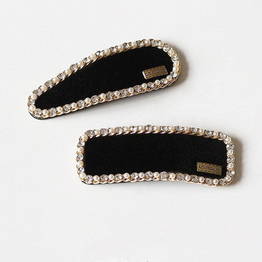 Rhinestone Pearl Elegant Hair Clips