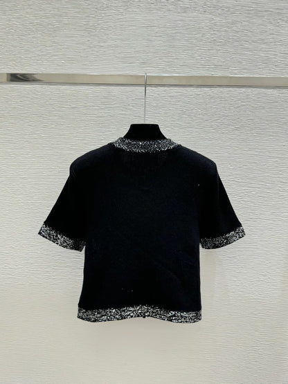 Miumiu 2026 Knit Sweater Black Wool Viscose