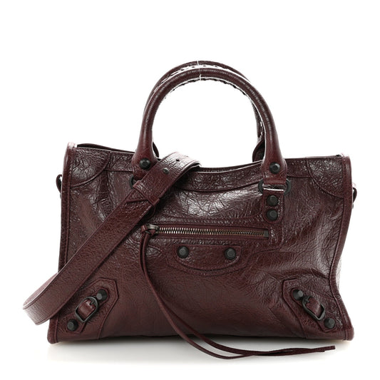 Agneau Arena Storico Classic Hardware Small Le City Dark Burgundy