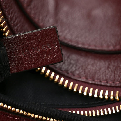 Grained Buffalo Paddington Grenat