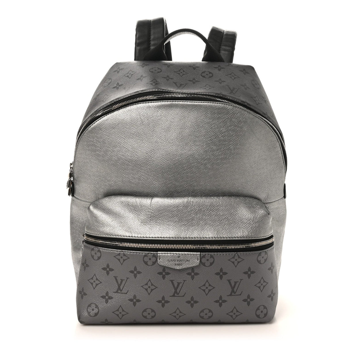 Monogram Taiga Discovery Backpack PM Silver