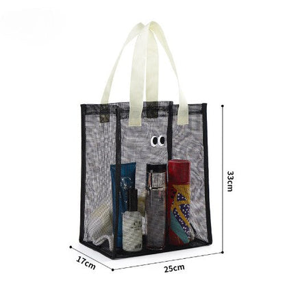 Eyes Large Capacity Mesh Handbags
