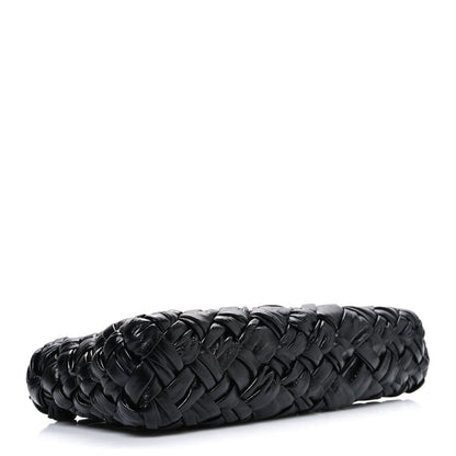 Calfskin Intrecciato Kalimero Cha-Cha Clutch Black