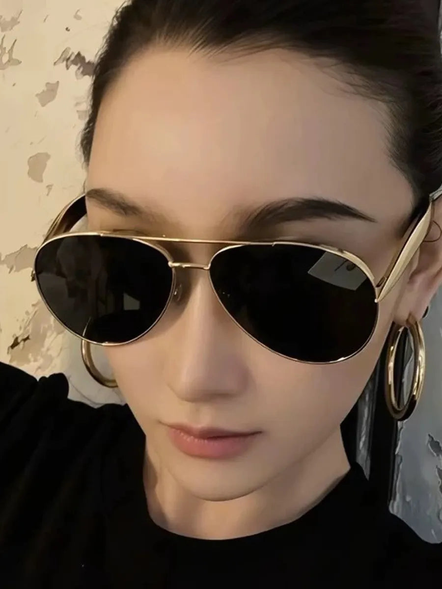 Hope Retro Aviator Sunglasses