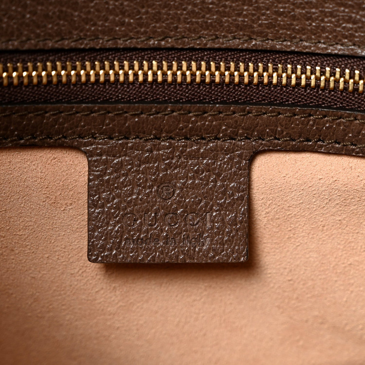 GG Supreme Monogram Web Small Ophidia Flap Messenger Bag Brown