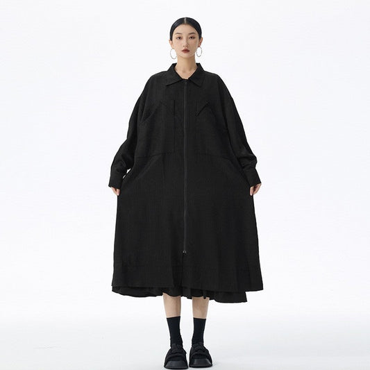 Relaxed-Fit Long Jacket