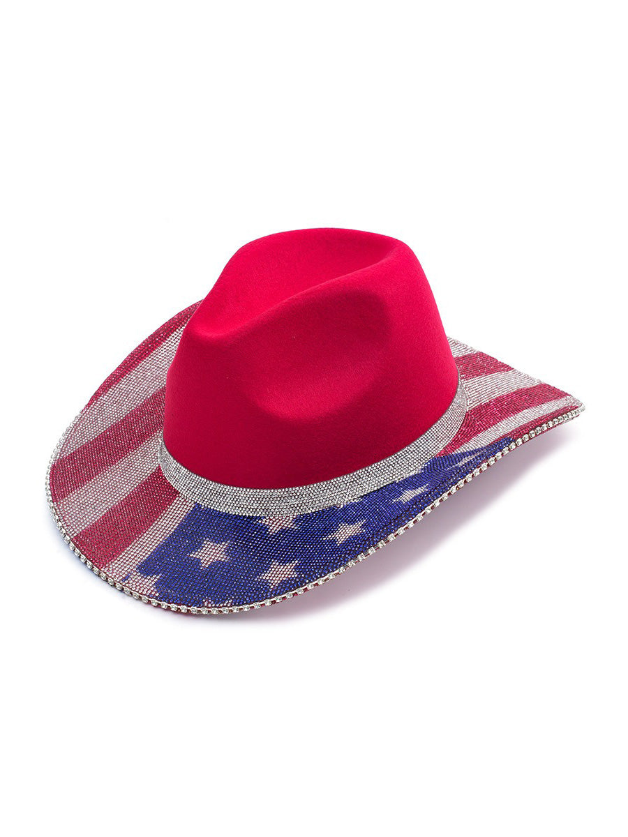 Lavinia National Flag Cowboy Hat