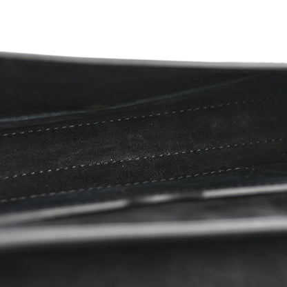 Box Calfskin East West Bobby Bag Black