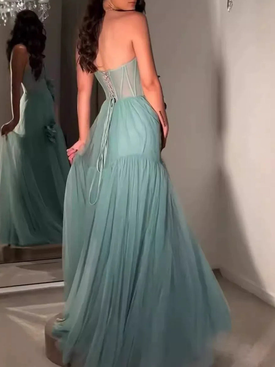 Lena Maxi Dress In Blue