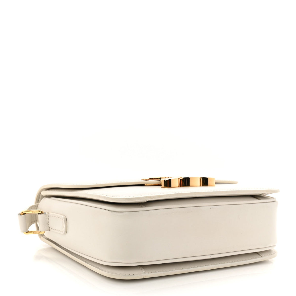 Shiny Calfskin Teen Triomphe Arctic White