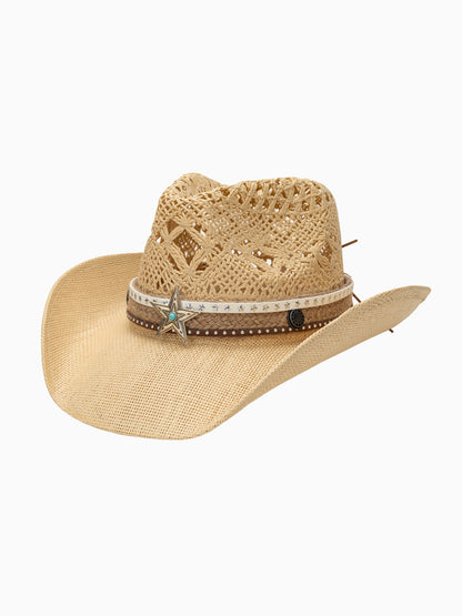 Marissa Bohemian-Style Straw Cowboy Hat