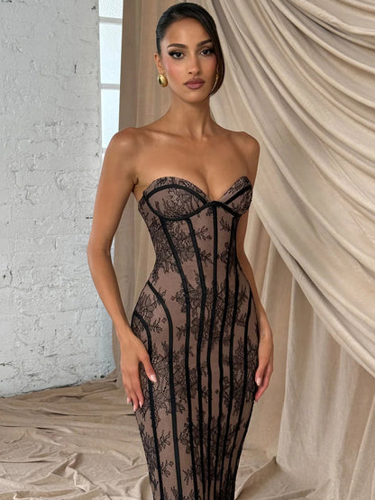 Belinda Black Maxi Dress