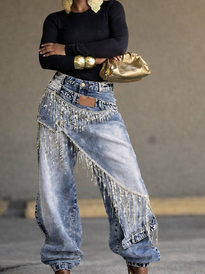 Camila Fringed Jeans