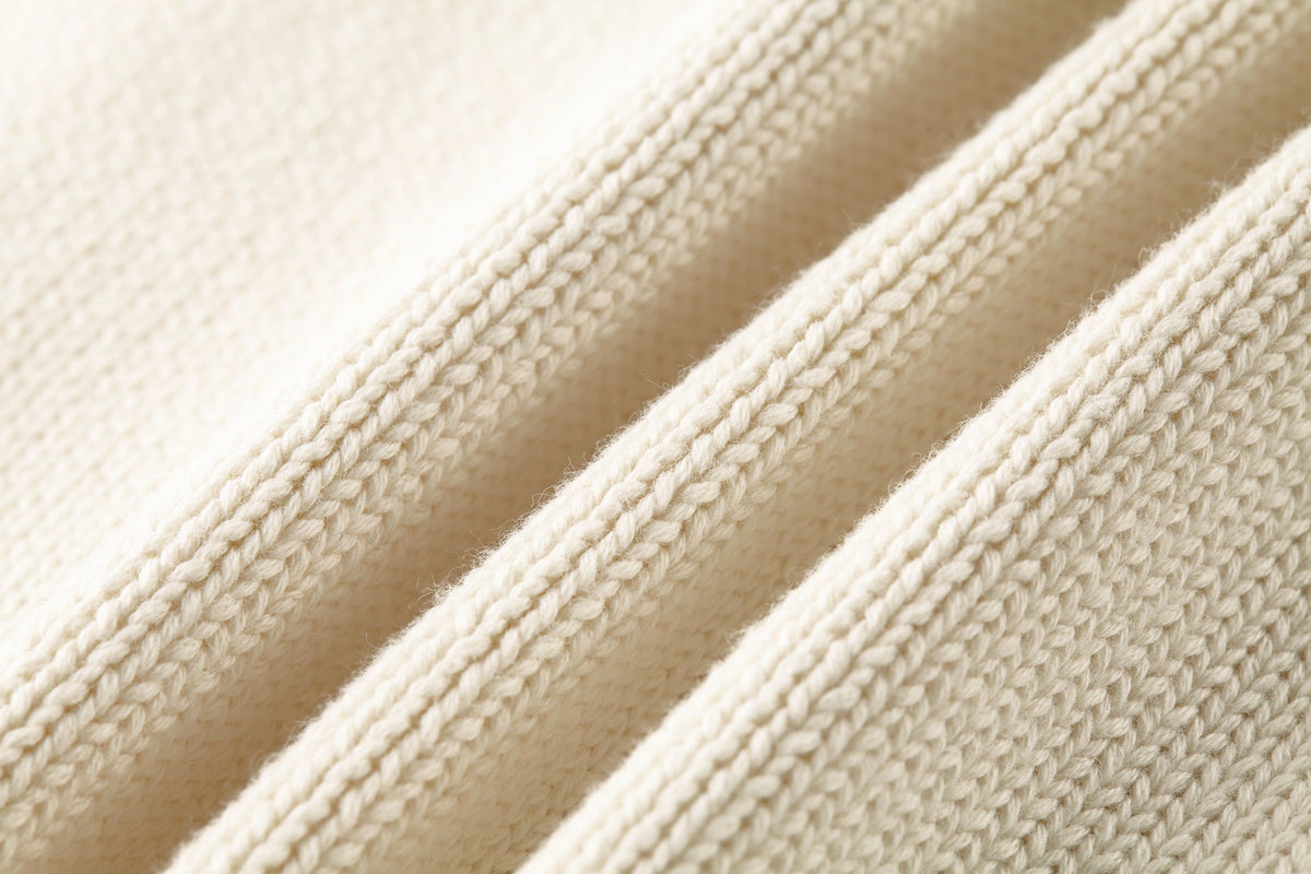 CD Pocket Cardigan White Cotton
