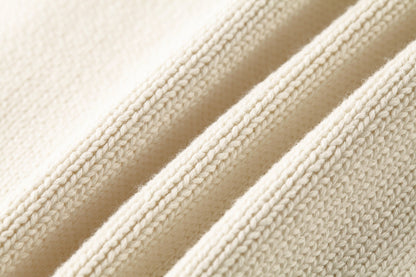 CD Pocket Cardigan White Cotton
