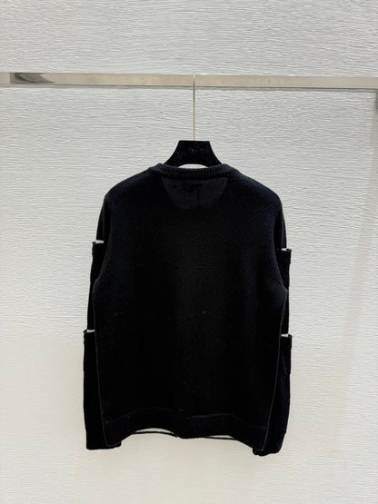 CC 25 Cardigan In Black Cashnere 286347