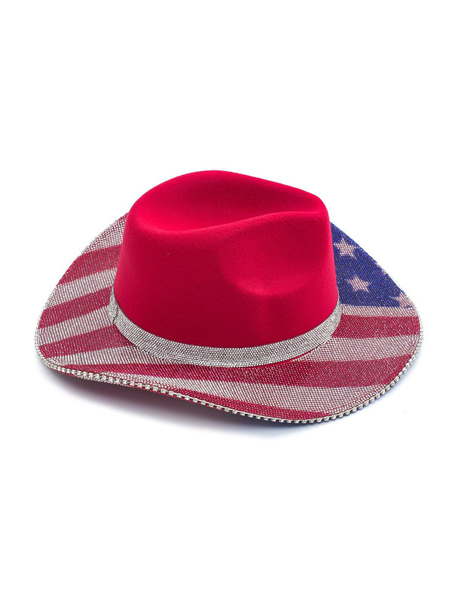 Lavinia National Flag Cowboy Hat