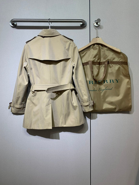Bur 25 Chelsea Short Coat Beige Cotton 235677