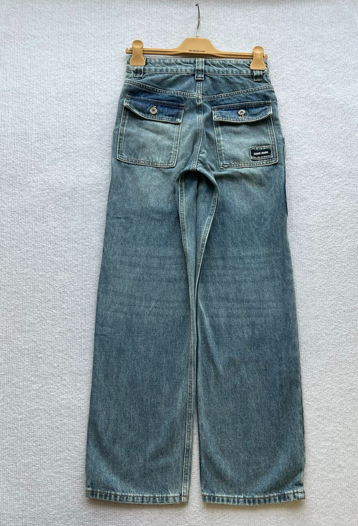 Miumiu 2026 Denim Jeans Blue Cotton 356328