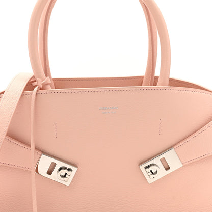Calfskin Medium Hug Bag Pink