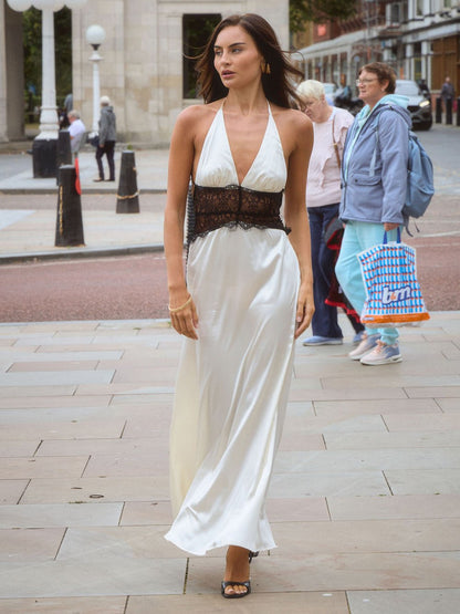 Ada Halter Backless Maxi Dress