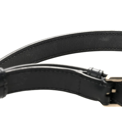 Oblique Mini Saddle Bag With Strap Blue