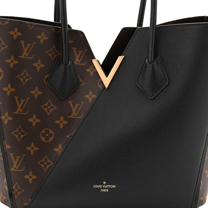 Calfskin Monogram Kimono Tote Black