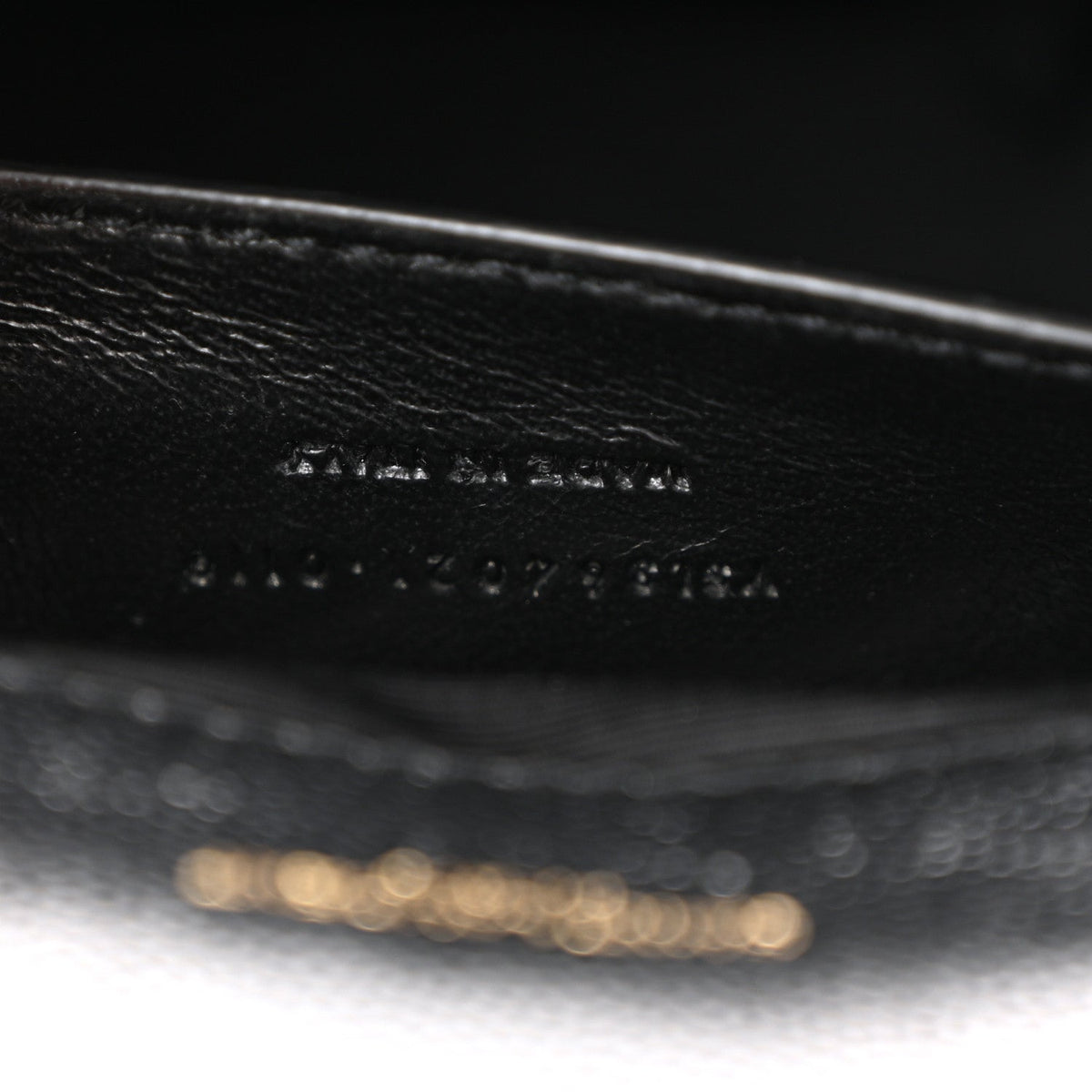 Grain De Poudre Medium Classic Monogram Kate Satchel Black